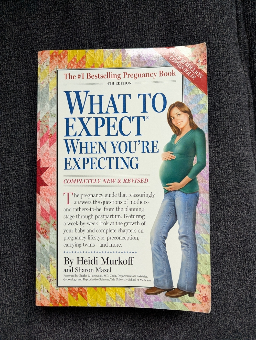 What to Expect When You're Expecting - Pregnancy Guide (Blue & Green Cover)